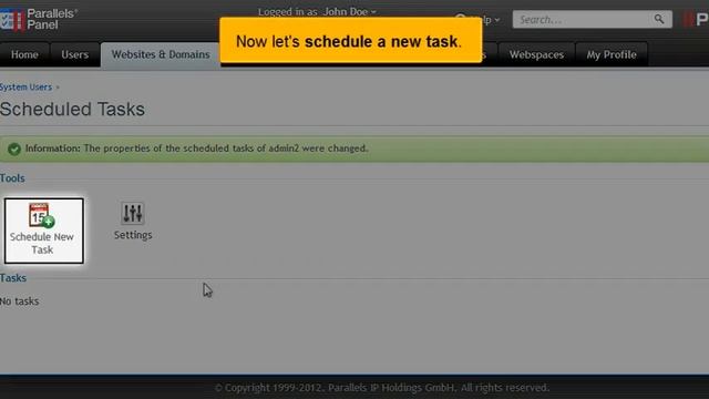 Setting up a cronjob [scheduled task] in Plesk смотреть онлайн