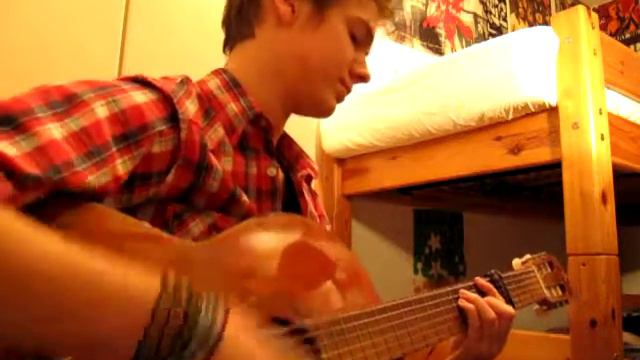 Bright Eyes - First Day Of My Life - Guitar Cover Acoustic unplugged смотреть онлайн