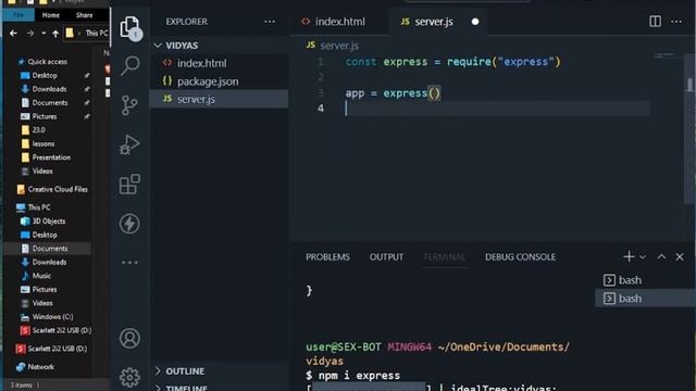 Making a SPA in a single HTML file with Vanilla JavaScript: Chapter Three -- Setting up the Server смотреть онлайн