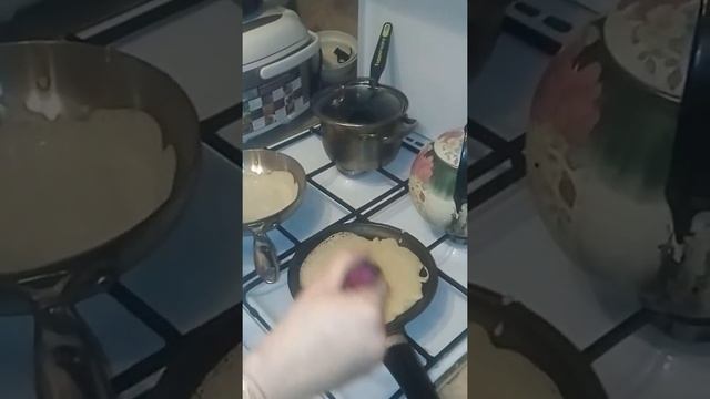 Жарим блины, масленица ,сковорода tupperware от шефа смотреть онлайн