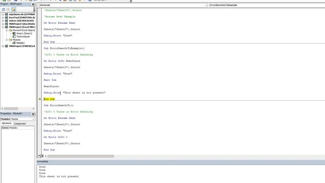 Microsoft Excel VBA | Error Handling Methods смотреть онлайн