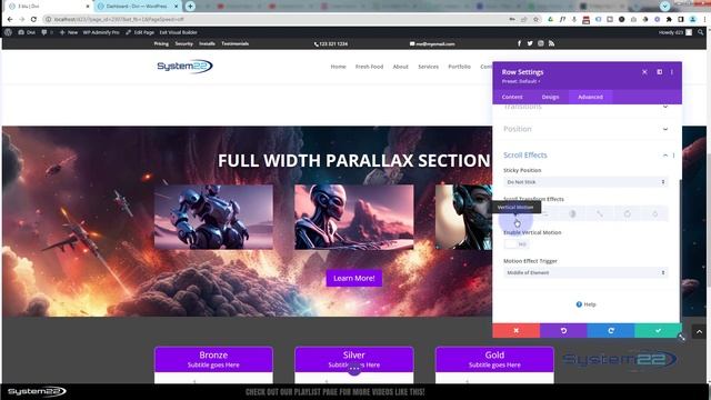 Divi Theme Full Width Parallax Section With Scroll Effects (No Coding) смотреть онлайн