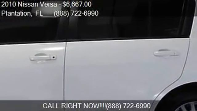 2010 Nissan Versa 1.8 S 4dr Hatchback 4A for sale in Plantat смотреть онлайн