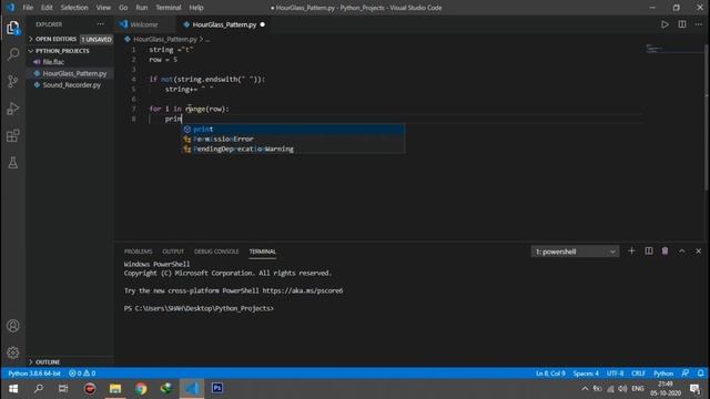 Learn How To Print Hourglass Pattern Using Python | 2020 Updated смотреть онлайн