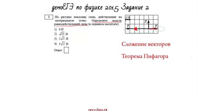ЕГЭ по физике. Задание 2 (демовариант) - bezbotvy смотреть онлайн