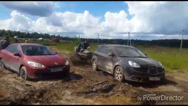 Subaru Tribeca B9 откапываемся + квадрики смотреть онлайн