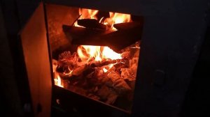 Новая печка в гараже, теперь будет тепло