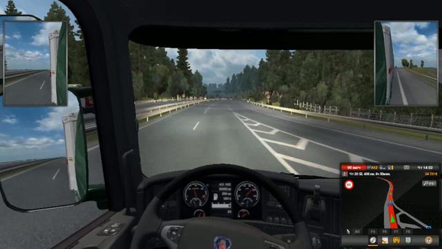Отдал грузовик новому водителю !  Euro Truck Simulator 2. Везём амортизаторы ! # 12