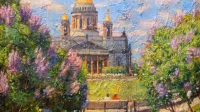 Весна в городе. Живопись. смотреть онлайн