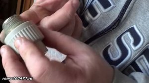 Установка радиатора отопления, паковка, монтаж полипропиленовыми трубами