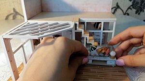 Сборка румбокса М2001 Ванильное небо Mini house DIY ?