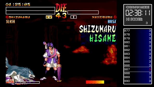 ACA NEOGEO Samurai Shodown IV (XBONE) | Caravan Mode: Shizumaru (Slash) смотреть онлайн