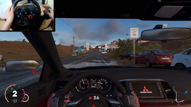 Mitsubishi Lancer Evo X Red Fury Edition | The Crew 2 | Logitech g29 смотреть онлайн