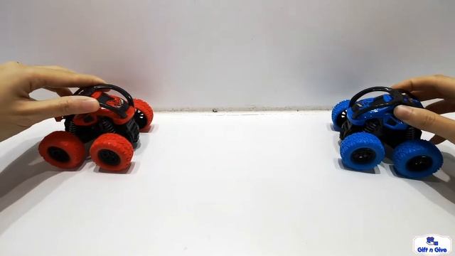 Big Wheel Monster Zap Truck Suspension Inertia Push Friction Power Car 4 Wheel Drive Vehicle Toys смотреть онлайн