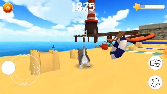 Новый симулятор котенка Игровой мультик про кота Спасаем друзей Симулятор маленького котенка смотреть онлайн