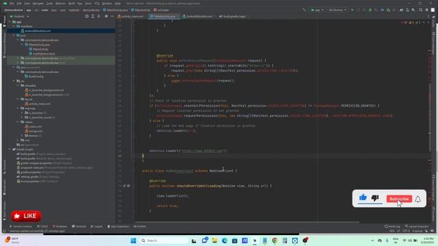 How To Enable GPS Location On Webview In Android Studio || Android Studio Webview With GPS Location смотреть онлайн