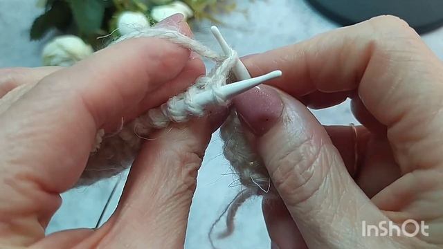 Красивая резинка спицами?Новинка!!! Узор для шарфа, снуда, свитера. Авторская резинка 1 на 1 смотреть онлайн