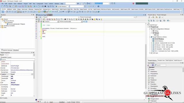 Урок release and debug как работает Delphi (Rad Studio) смотреть онлайн