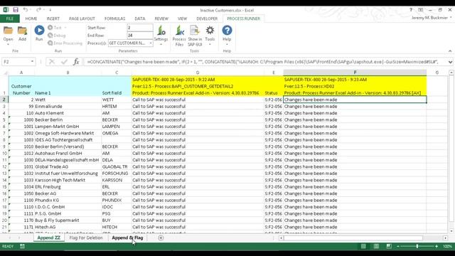 Run BAPI CUSTOMER_GETDETAIL2 From Excel смотреть онлайн
