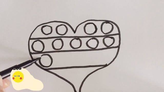 How to draw POP IT HEART easy for kids|Как нарисовать POP IT СЕРДЦЕ легко для детей смотреть онлайн