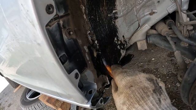 Обработка арок Пушечным салом! Skoda octavia a5. смотреть онлайн