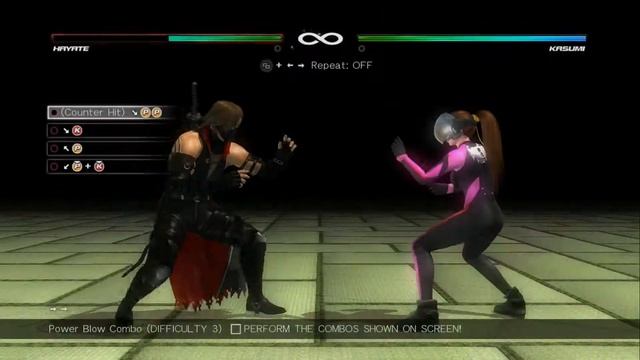 Dead or Alive 5: Last Round - Hayate Combo Challenge [60 FPS] смотреть онлайн