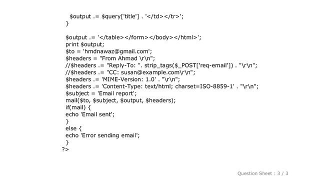 HTML : How to send html table in email body in php? смотреть онлайн