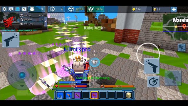 Blockman Go: Battle Royale Ep.3 - Found the Best guns in The Game (Android Games) смотреть онлайн