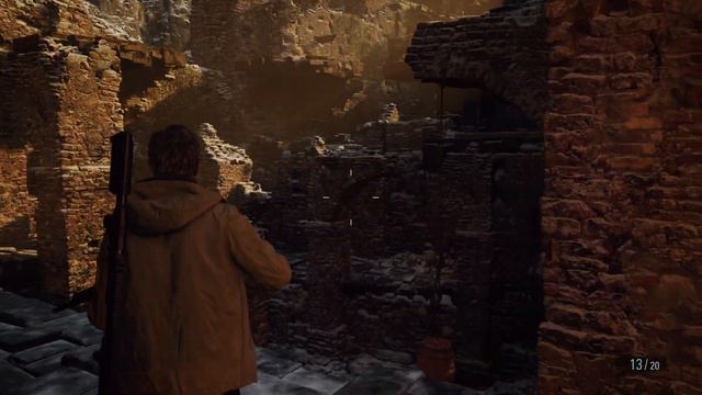 RESIDENT EVIL: VILLAGE Gold Edition от 3-го лица [4k 60fps HDR] (Xbox Series X) #9 - Дед в Деревне)