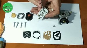 Как самому правильно собрать карбюратор бензокосы.