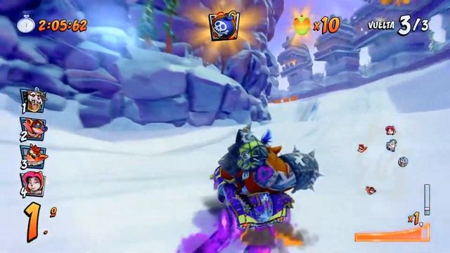 Crash Team Racing Nitro Fueled. Those penguins! Tiny Tiger Gameplay. смотреть онлайн