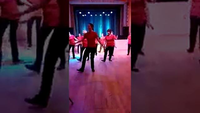 Танцуем "Московскую кадриль". Ууууух!!!!! Линейный танец смотреть онлайн