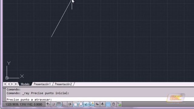 5.2.1-b Líneas Auxiliares y Rayos (Curso Autocad 2012 y 2011) смотреть онлайн