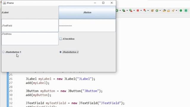 Java Swing components and containers смотреть онлайн