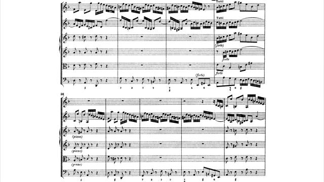 [Violin 1 + Accompaniment] Bach - Double Violin Concerto In D Minor BWV 1043 - 1st Movement [♩=65]