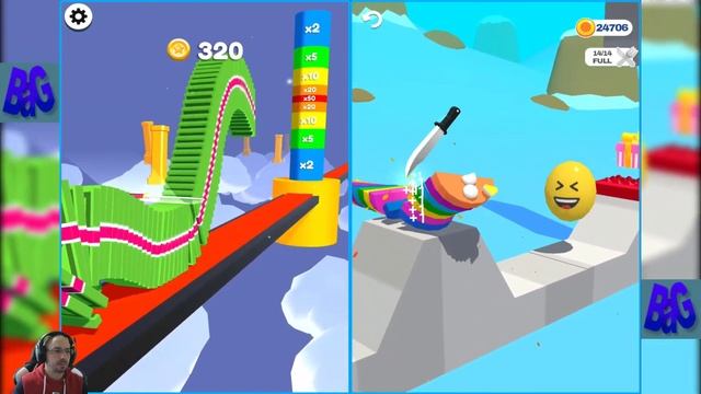 SLICE IT ALL vs FLYING CUT - Gameplay All Levels NEW Update 2023 смотреть онлайн