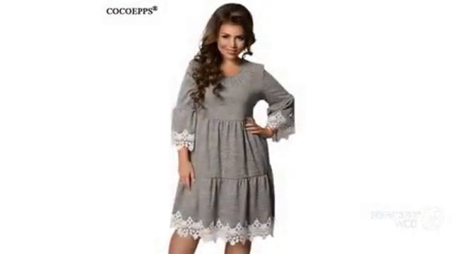 Одежда с AliExpress- красивое платье а стиле печворк смотреть онлайн