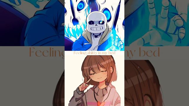 frisk and sans, core frisk and error sans #undertale #sans #frisk . смотреть онлайн