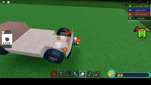 КАК ПОСТРОИТЬ МАШИНУ В BUILD A BOAT FOR TREASURE? как построить форму машины в build a boat