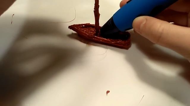 3D Pen. Sailing ship./3D Ручка. Делаем парусник. смотреть онлайн