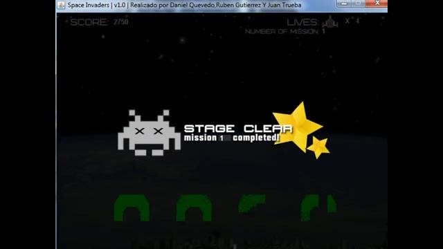 Space Invaders V1.0 Juego Java смотреть онлайн