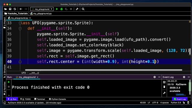 Pygame Tutorial - UFO Alarm смотреть онлайн