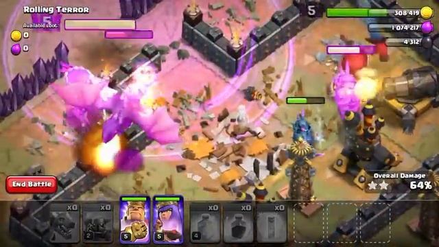 How to beat Rolling terror in clash of clans смотреть онлайн