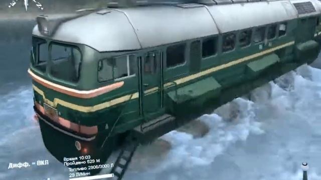 Моды на SpinTires #2 Теплоход М62 смотреть онлайн