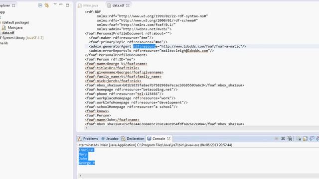 Apache jena tutorial - using sparql with jena to query rdf document смотреть онлайн