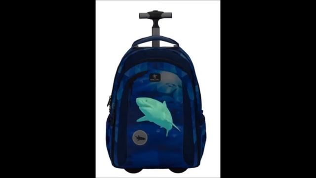 BELMIL Рюкзак Belmil Easy Go «Lumi Shark» на колёсах смотреть онлайн