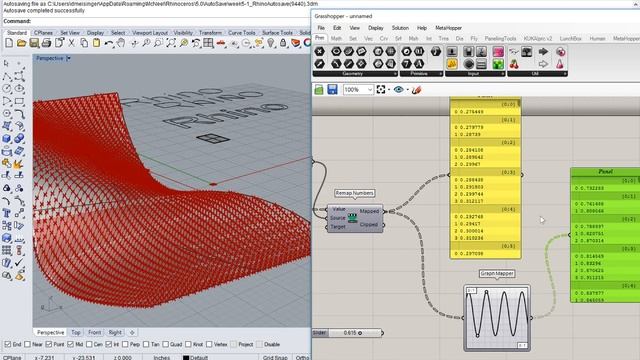 Grasshopper: Using Graph Mapper To Modify Contour Curves