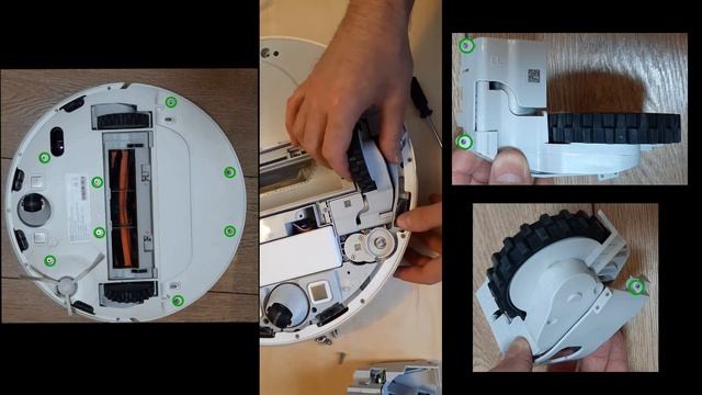 Замена колеса на Mi Robot Vacuum-Mop (STYTJ01ZHM) смотреть онлайн