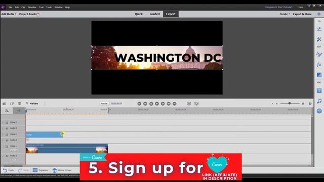 How to make Transparent Text Title in Adobe Premiere Elements смотреть онлайн
