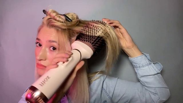 укладка волос фен щеткой Zofft за 7 минут